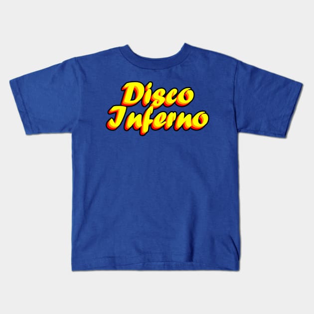 Disco Inferno Kids T-Shirt by MeteorMerchUK